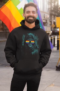 Damen Herren Gay Hoodie GORILLA LGBT Rainbow Pride Festival Weihnachtsgeschenk Pullover - Bild 1 von 2