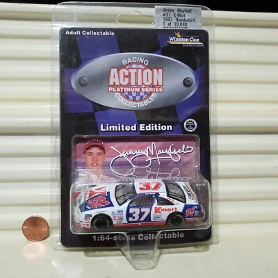 Action Racing #37 Jeremy Mayfield MART 1997 Thunderbird Nu em C9 Nu BblPak em escala 1/64 - Imagem 1 de 2