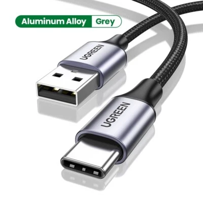 UGREEN USB Type C Cable 3A 18W QC Fast Charging USB-C Data Cord For iPad Samsung - Image 1 of 4