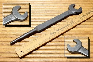 Antique Armstrong Bros Spud Wrench 3/4 Straight Open End 228 Triangle A Logo - Picture 1 of 8
