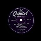 Classique Hank Thompson 78 The Wild Side Of Life / Rub A Dub Capitol CL13977 E