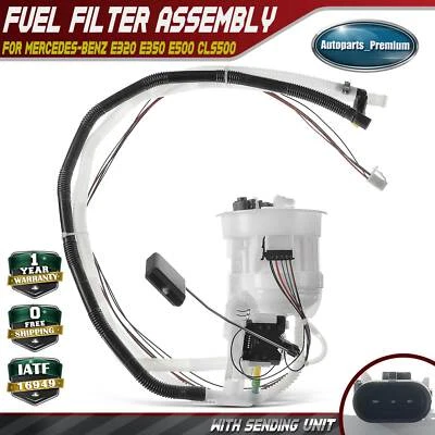 Fuel Filter w/ Sending Unit for Mercedes-Benz E320 03-05 E350 E500 CLS500 Left - Image 1 of 4