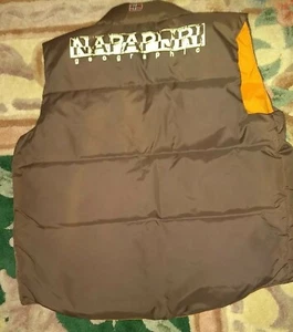 Napapijri Boys Down Waistcoat Vest Gilet Size Kids 8 puffer Down - Picture 1 of 8