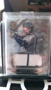 2019 Topps Triple Threads Aaron Judge #SJR-AJ1 Single Jumbo Relics 11/36 mint!! - Imagen 1 de 2