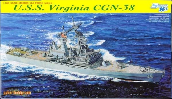 Dragon #7090 1/700 U.S.S. Virginia CGN-38 ~ Smart Kit - Image 1 of 1