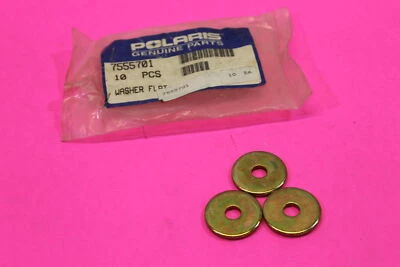 NOS POLARIS STORM SUPER SPORT TRAIL FLAT WASHER QTY 3 PART# 7555701 - Image 1 of 3