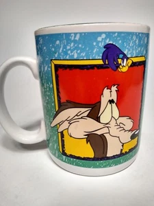 Taza de café vintage 1994 Wile E. Coyote Six Flags Warner Brothers  - Imagen 1 de 7