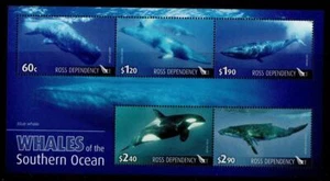 ROSS DEPENDENCY 2010 SGMS125 WHALES OF THE SOUTHERN OCEAN MNH - Picture 1 of 1