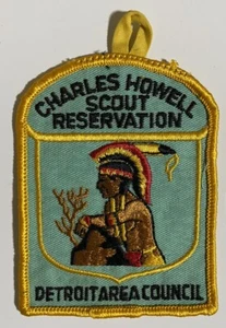 Charles Howell Scout Reservation - Detroit Area Council Patch Hunt Fish Vintage - Picture 1 of 2