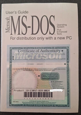 Microsoft MS-DOS 6.22 - Englisch - 3½″ - NEUWARE - Bild 1 von 2