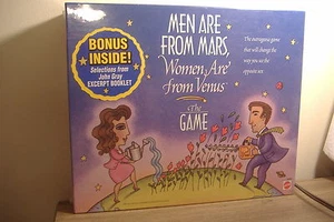 ~MEN ARE FROM MARS, WOMEN ARE FROM VENUS~THE GAME~NEW~FACTORY SEALED~MATTEL - Picture 1 of 3