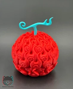 One Piece TCG Deckbox OP-13 Red Blue Portgas D. Ace Flame Flame Fruit MAGNETISIERT - Bild 1 von 4