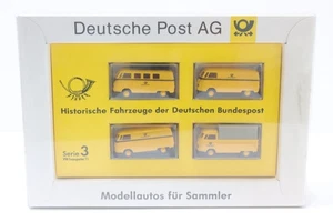1:87 Brekina PKW Modellauto Deutsche Post Set VW Kombi Serie 3 OVP N95 - Picture 1 of 2