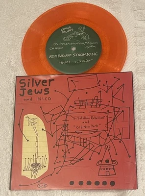 7" SILVER JEWS &NICO 33rpm Old New York +1/NEW RADIANT STORM KING 45rpm Rocket.. - Image 1 of 4