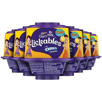 Cadbury Dairy Milk Lickables Chocolate with Oreo Chunks, 20 Grams, Pack of 6 box - Image 1 of 4