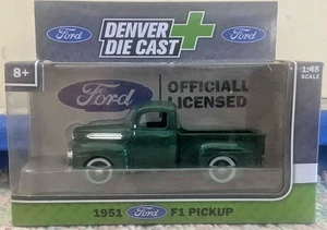 1951 Ford F1 Pickup 1:48 Denver Die Cast grün neuwertig in Box - Bild 1 von 4
