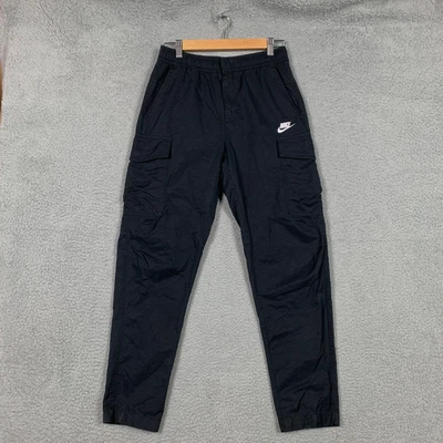 Nike NSW Cargo Pants Mens Small Black Unlined Utility Sportswear DD5207-010 - Image 1 of 4