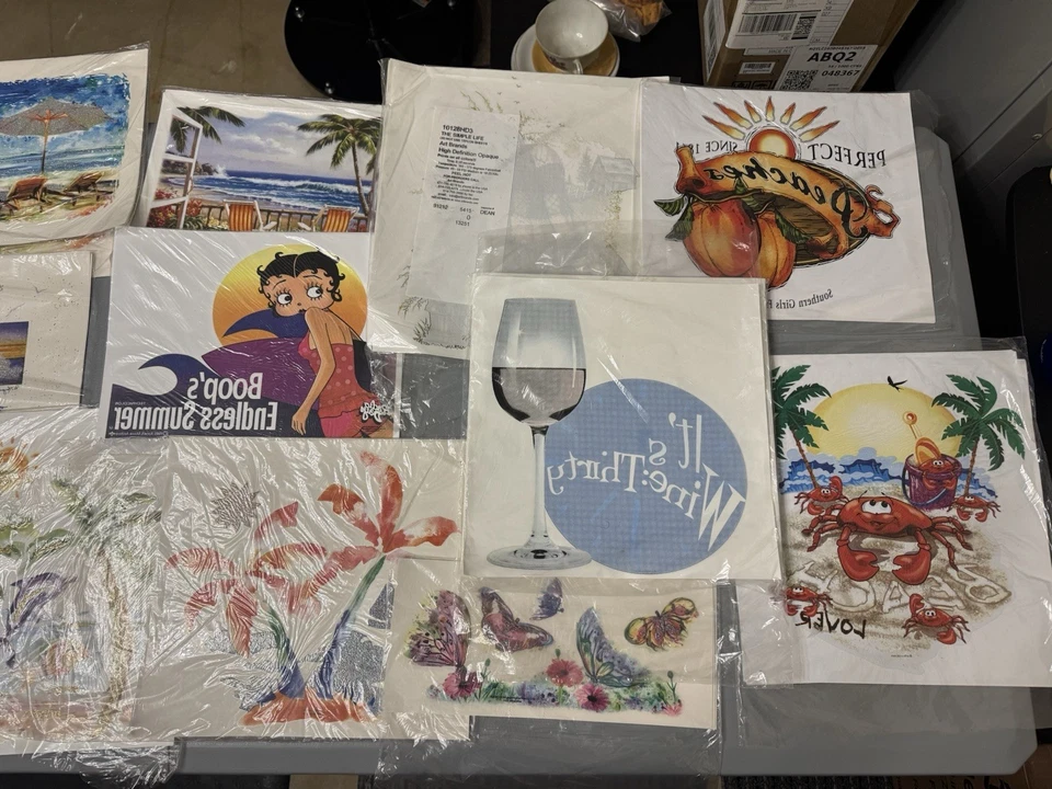 Lote de 120+ imágenes de transferencia de calor - ideal para nuevas empresas Foto 1 de 4