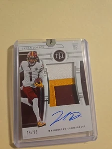 2022 PANINI NFL NATIONAL TREASURES TRUE RPA 75/99 EAGLES - Picture 1 of 3
