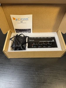 FIFINE 4-Channel Ultra Low-Noise Stereo Line Mixer w/AC Adapter~Sub-Mixer *NEW* - Picture 1 of 10