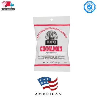 Claey's Cinnamon Hard Candy упаковка 6 унций - Изображение 1 из 2