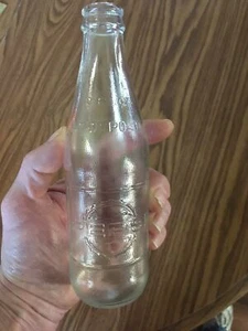 Vintage Pepsi - Cola 10 oz clear embossed soda pop bottle No Deposit No Returns - Picture 1 of 5