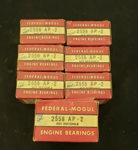 1962-1967 Chevy GMC Oldsmobile 153, 194,230,250 6cyl (.002) Main Bearing Set - Picture 1 of 4