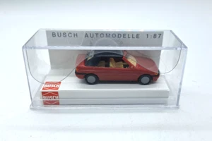 Busch H0 1:87 45706 Ford Escort Cabrio - rot   in OVP - Bild 1 von 1