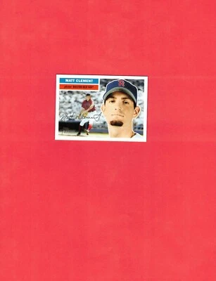 2005 Topps Heritage #308 Matt Clement! Boston Redsox! - Image 1 of 2