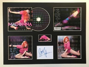 MADONNA -Signed Autographed- CONFESSIONS ON A DANCE FLOOR -Album Display Deluxe - Bild 1 von 1