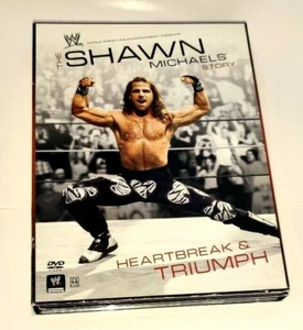 WWE : The Shawn Michaels Story: Heartbreak and Triumph DVD 3-Disc Set HBK WWF - Imagen 1 de 5