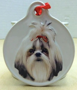 SHIH TZU DOG ORNAMENT FROM XPRES GIFTWARE - Picture 1 of 2