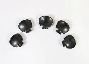 for Banjo tuner machine heads black plastic buttons 5 pieces-BX - Picture 1 of 2