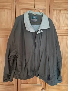 Vintage Eastern Mountain Sports Windbreaker Jacket Men XXL Brown Full Zip EMS - Picture 1 of 8