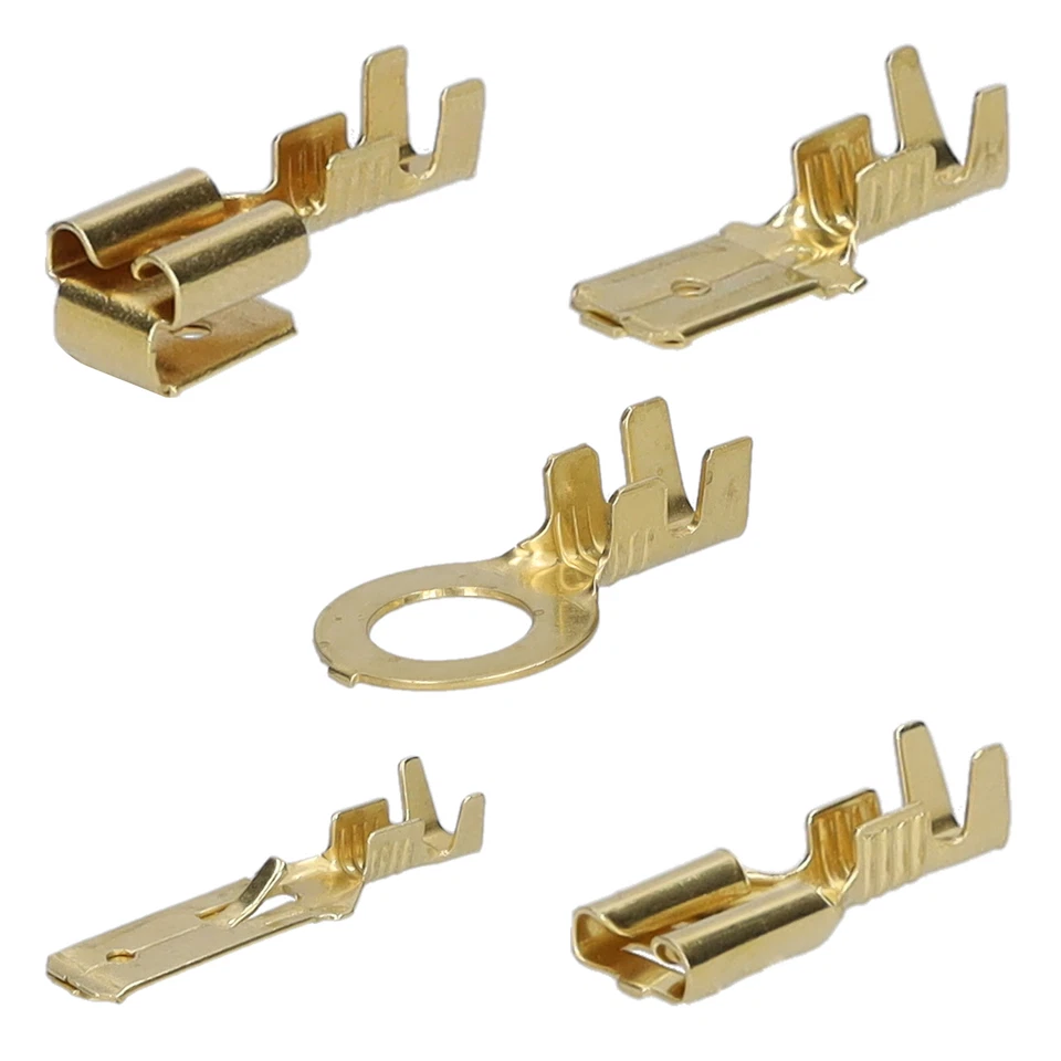 SAMETRUCK Ringkabelschuh Flachstecker Flachsteckerbuchse Kabelschuh 2,5mm M4 M5 M6 M8 M10