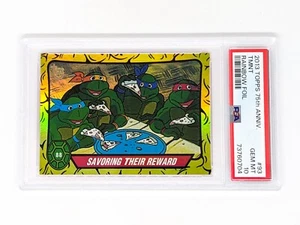 2013 Topps 75th Anniversary Rainbow Foil #93 Teenage Mutant Ninja Turtles PSA 10 - Picture 1 of 2