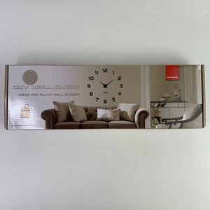 Vangold Decorative DIY Wall Clock Frameless Wall Clock with 3D Silver Mirror New - Picture 1 of 6