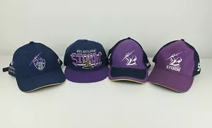 Melbourne Storm NRL Team Supporter Official Cap Adjustable Hats (Lot of 4) - Picture 1 of 13