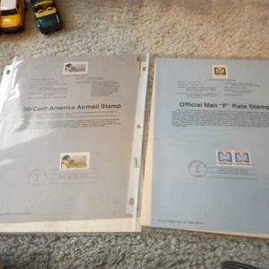 1st Day Of Issue 1991 Souvenir Stamp Sheets America Airmail Official F Rate - Picture 1 of 1