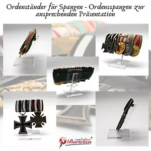 Ordenständer für Ordensspangen, Spangen zur ansprechenden Präsentation - 3 Stück - Bild 1 von 8