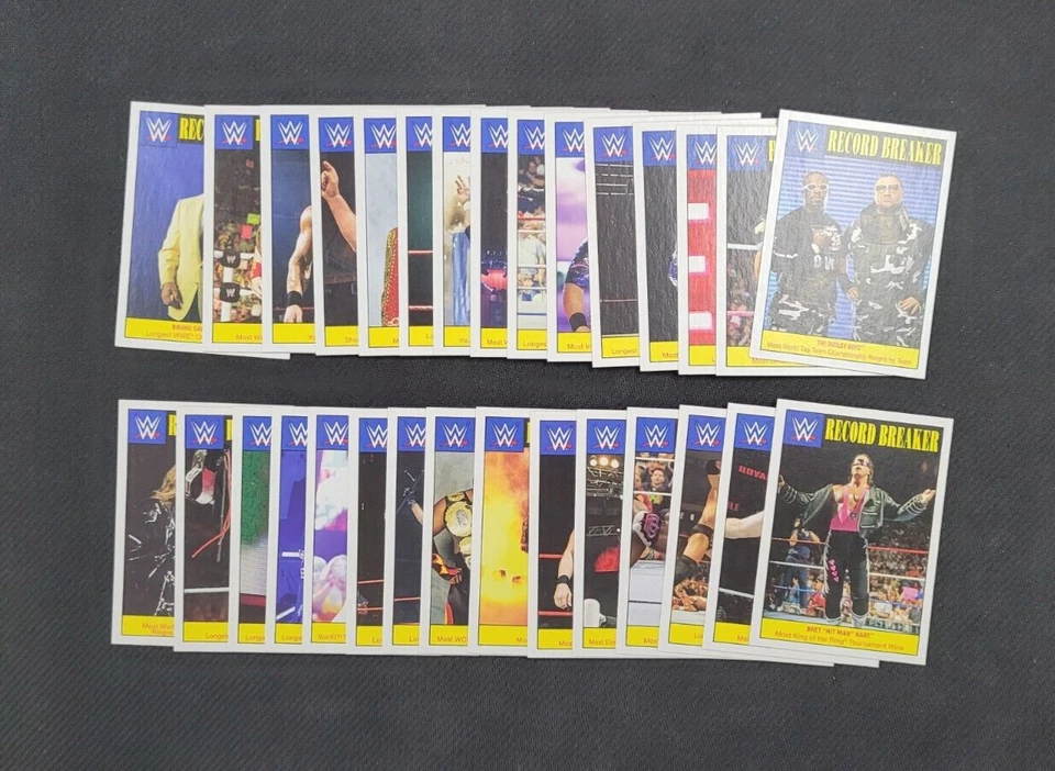 2016 Topps Heritage WWE Record Breaker Insert #1-30 Build Set Pick Your Card - Image 1 of 1
