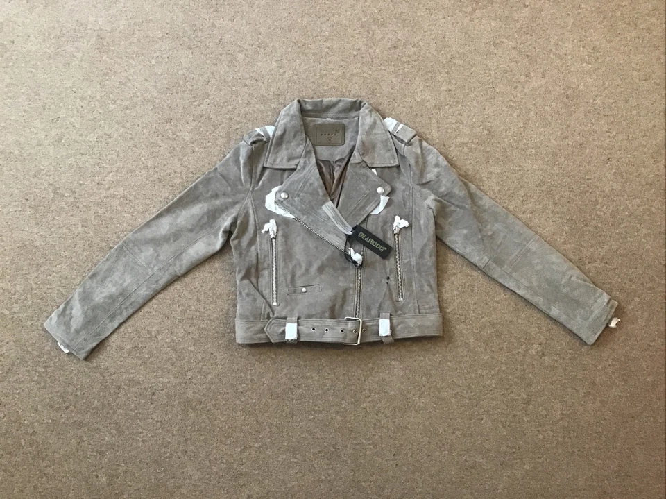 Blanknyc Suede Motorbike Jacket Brey In Womans Size M BRAND NEW(MARKED) - Image 1 of 4