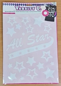 Horizon Group Iron On Flocked Transfer - All Star - Camicia Artigianale - Foto 1 di 3