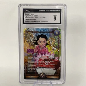 ALPHA CLASH TCG MYSTERY ITEM AC2-092 PAX UNPLUGGED PROMO STAMP CGC 9 MINT POP 1 - Picture 1 of 10