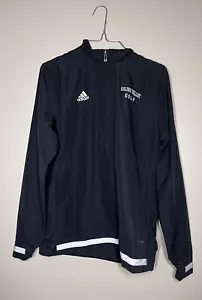 GOLDEN VALLEY GOLF Herren Adidas MEDIUM schwarz gewebte Jacke T19 BRANDNEU SCHWARZ - Bild 1 von 3