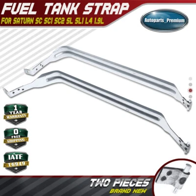 Juego de 2 correas de tanque de combustible para Saturn SC SC1 SC2 SL SL1 L4 1.9L 21011060 21011061 Foto 1 de 4
