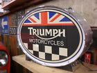 Triumph,bike,showroom,lightup,sign,illuminated,display,mancave,garage,vintage,2 Only $102.08 on eBay