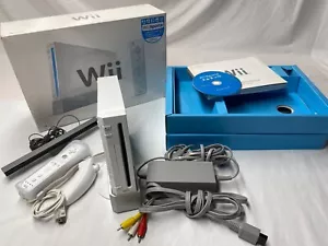 Nintendo Wii Console Bundle With Wii Sports In Box RVL-001-Restored Tested Clean - Picture 1 of 11