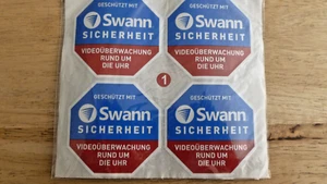 Swann Security CCTV Fenster Aufkleber Deutsch..... - Bild 1 von 1