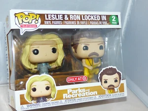 Funko Pop! Vinyl Figure - TV 2-Pack - Leslie & Ron Locked In - Target Exclusive - Picture 1 of 9